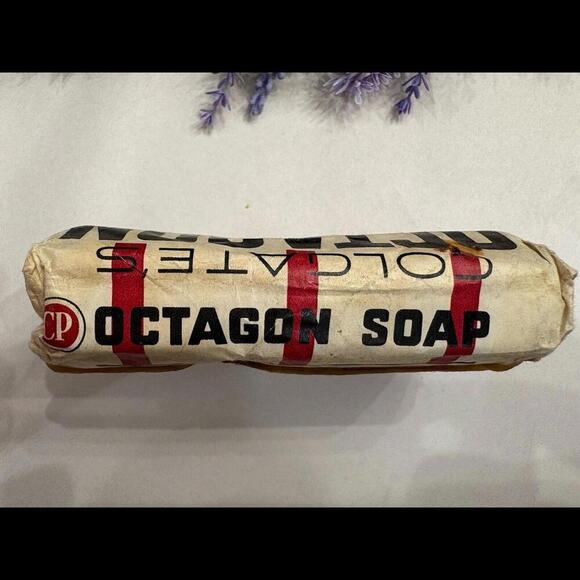 1950’s Vintage Colgates Octagon All Purpose Soap Large Size Discontinued, Coupon - Picture 5 of 8